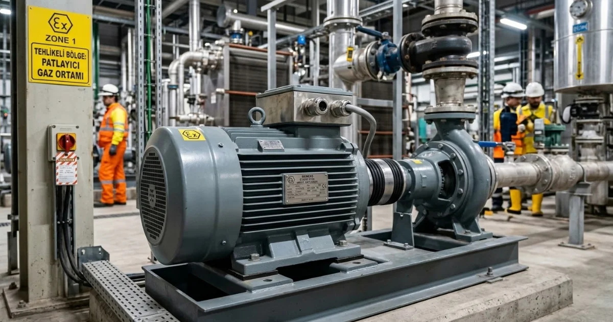 Exproof Motor Seçimi Rehberi: Patlayıcı Ortamlarda Güvenli Çözümler